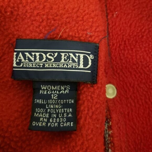 Lands End Women's fleece Insulated jeans size 12R - Picture 3 of 4